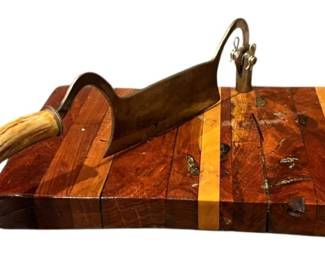 Brisket Chopping Block