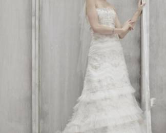 Oleg Cassini Ivory Wedding Dress