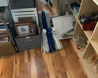 Hangers, frames, mirror and more