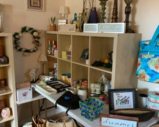 Candles, purses, vases, signs and more