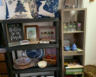 More cushions, more glassware, toys, placemats, pottery, and so much more