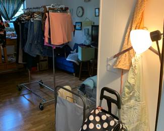 Suitcases, more clothes, lamps and more!