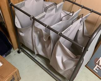 Laundry sorting hampers