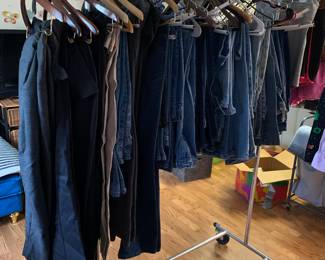 Jeans and slacks galore