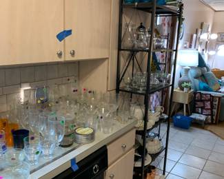 Tons of glassware