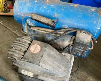 Emglo air compressor, possibly from the Master Series,