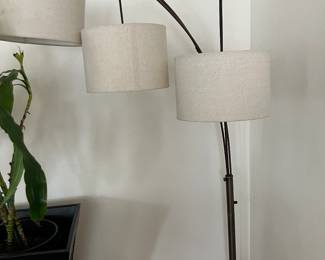 MCM style tri floor lamp