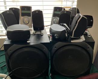 Logitech Z-5500 

Two sets of 7 pc ea. 