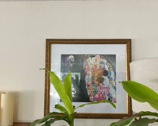 Death and Life. Framed print by Gustav Klimt