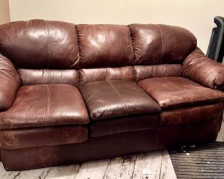 Leather couch