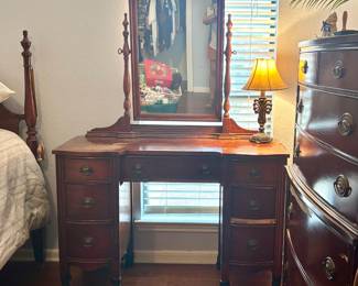Antique Vanity with mirror