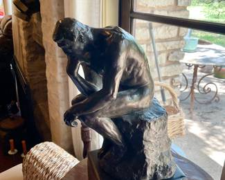 The Thinker sculpture by Rodin