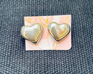 .925 Heart Silver earrings