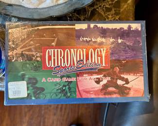 Chronology a sports edition card game, new in box
