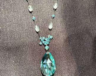 Crystal necklace, stunning
