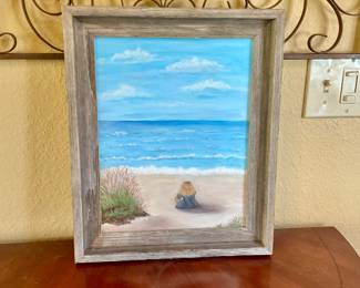 “My Happy Place” framer art signed