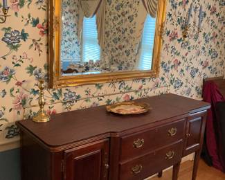 BUFFET AND FABULOUS MIRROR