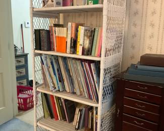 WICKER BOOKCASE