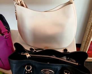 Nice leather Coach bags