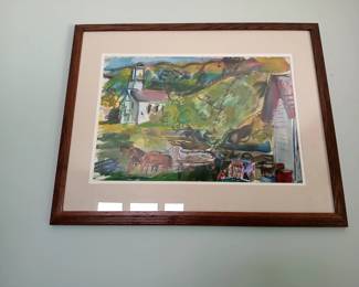 Francis Chapin watercolor