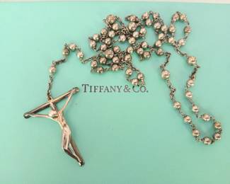 Tiffany & Co Elsa Perez sterling cross