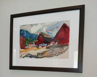 Francis Chapin watercolor