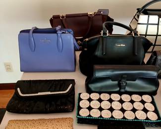 Evening and leather bags
