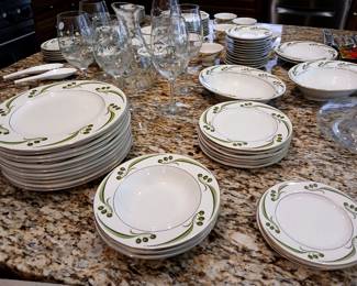 Set of Limoges china