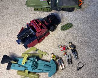 Vintage 80's GI Joe Toys