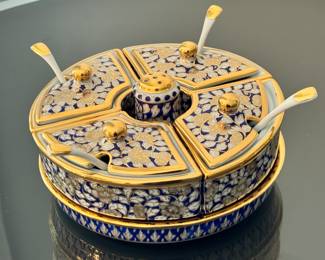 Chinaware Porcelain Condiment Tray