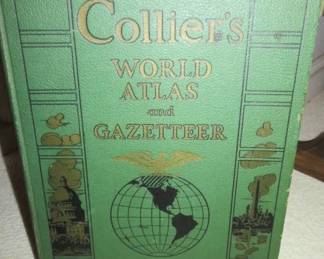 Collier's World Atlas and Gazetteer Copyright, 1943 By P.F. Collier & Son