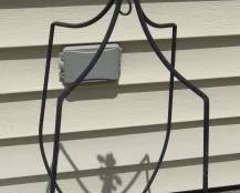 Metal Fleur De Lis Plant Stand