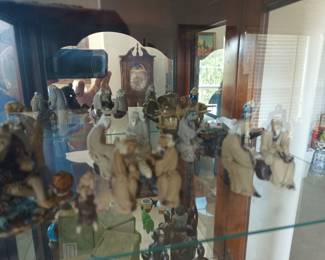 Small mud/clay figurines of wise old chinese men