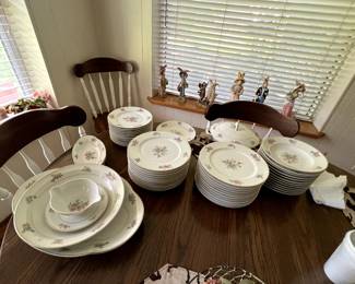 Limoges CH Field Haviland rose set