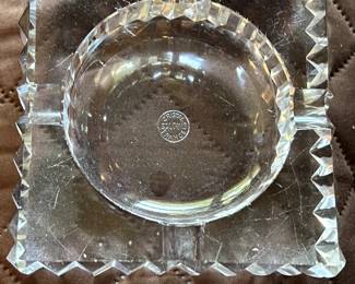 St Louis cristal ashtray