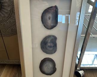 Wall hanging - 3 split open stones