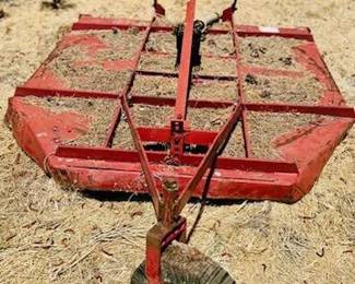 Additional mower deck for tractor