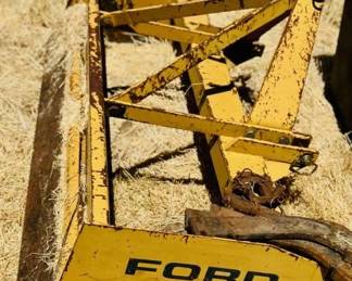 Ford tractor grading implement
