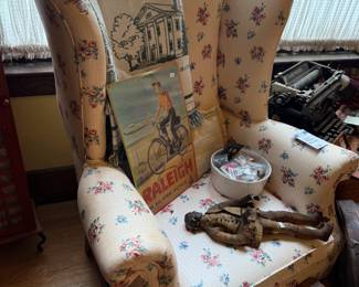 Flower Wingback Chair