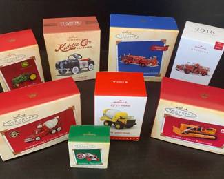 SH299Hallmark Ornaments, Tractors And Trucks