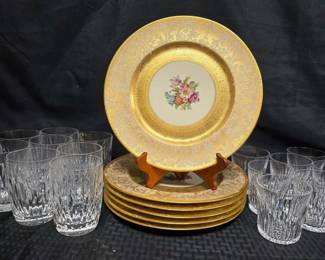 HS115Henrich Co Plates And Crystal