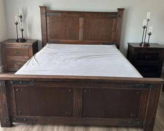 MC104VRustic Kingsize Bedroom Set