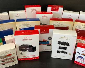 SH298Hallmark Train Ornament Mystery Lot