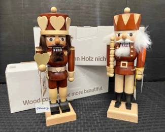 SH242Christian Ulbricht nutcrackers Konig Klein And Herzkonig