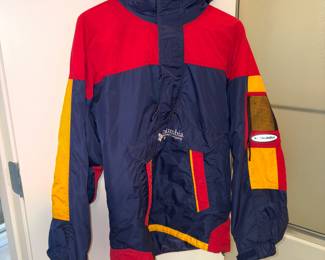 Columbia Sport Navy/Red Men’s Colorblock Sz L Pullover!