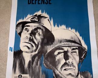 Alert America Federal Civil Defence Administration Poster Series 1 A-11 “Be A Partner In Defence”!