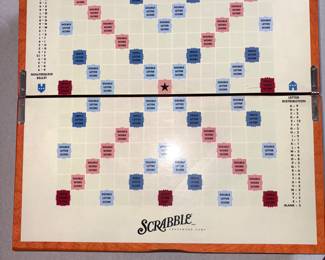 Michael Graves Scrabble Game w/ Wood Box!