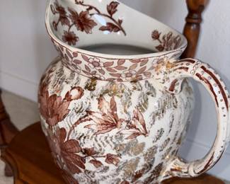 Chester #73316 Ridgeway Stoke On Trent Transferware Pitcher!
