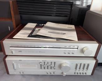 JVC Stereo Tuner T-X3, JVC Stereo Amplifier A-X4!