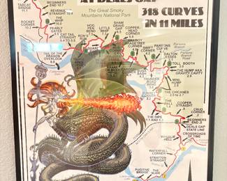 Tail of the Dragon LLC 2000-2005 Framed Print!